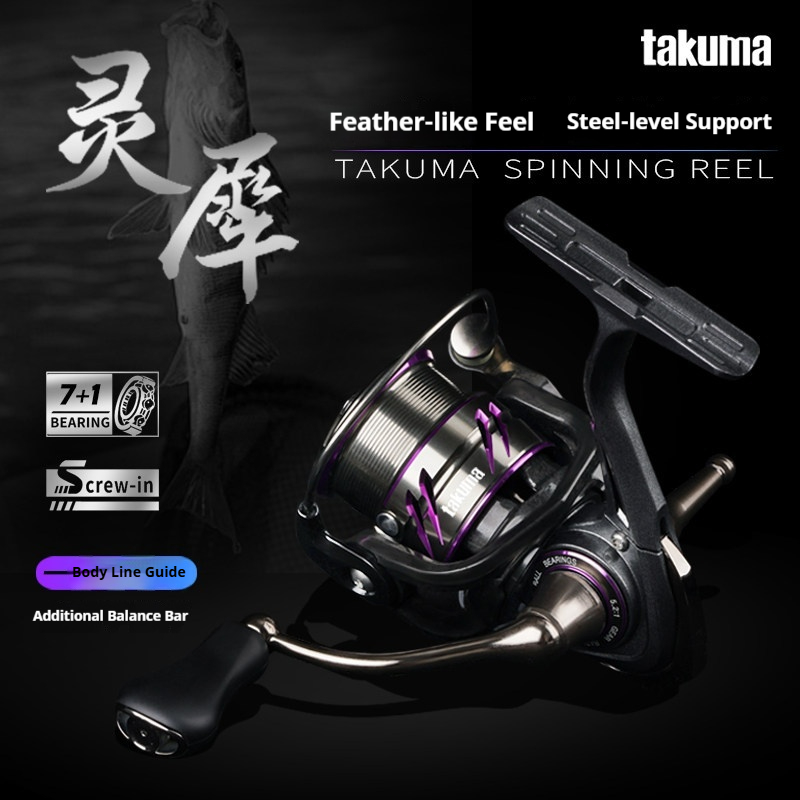 Kastking Reel Zephyr - 新タクマ リンシ スピニングリール - 軽量構造 メタルスプール