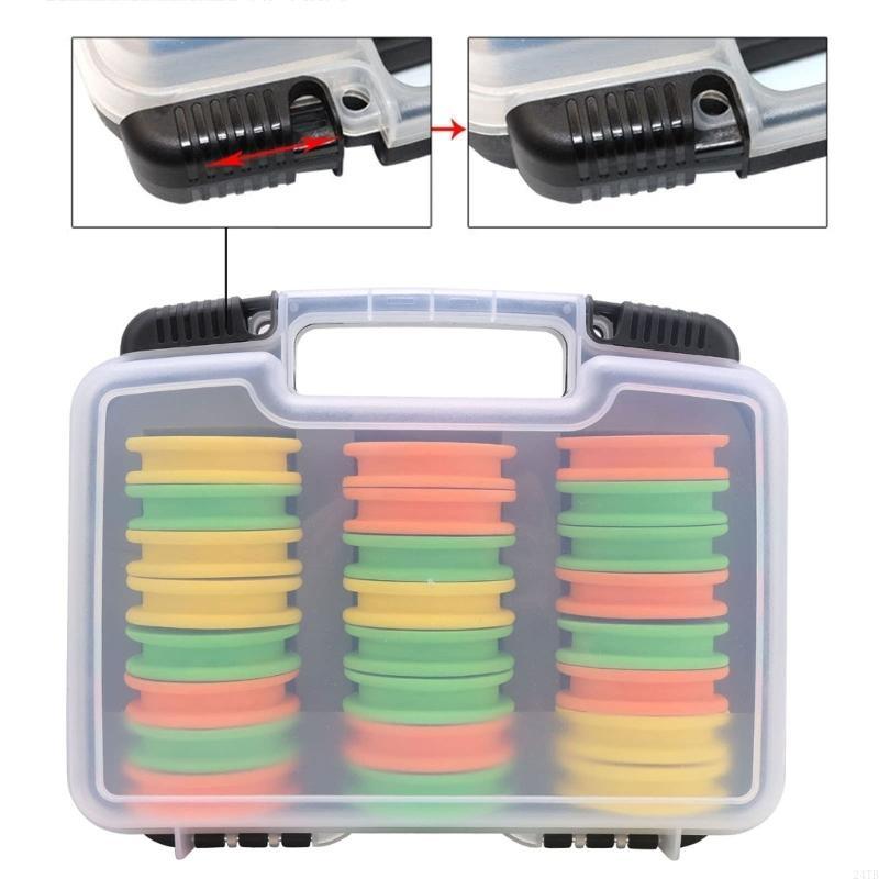 24 個の釣り糸収納ホルダー、収納ボックス付きスプーラーワイ - Fishing Line Dispenser のレビューと価格