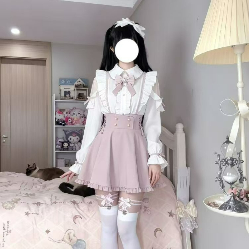 ジライ・ケイ・カワイイ・スイート・ロリータ風2点セット。女性 - Fly Line のレビューと価格