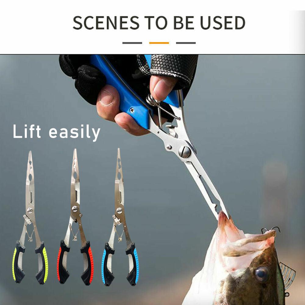 釣り用プライヤー、長鼻型、ステンレス製、フック外し、釣り糸の - Fishing Line Cutter のレビューと価格