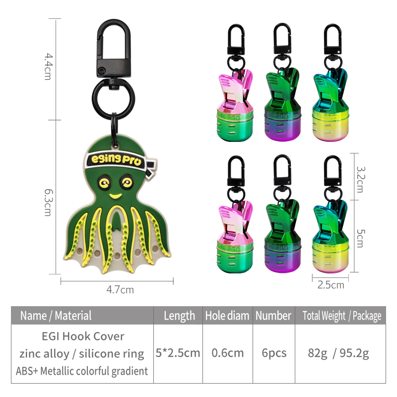 新しい電気メッキ加工のイカ釣り用ジグベイト保護キット M+  - Fishing Line Dispenser のレビューと価格