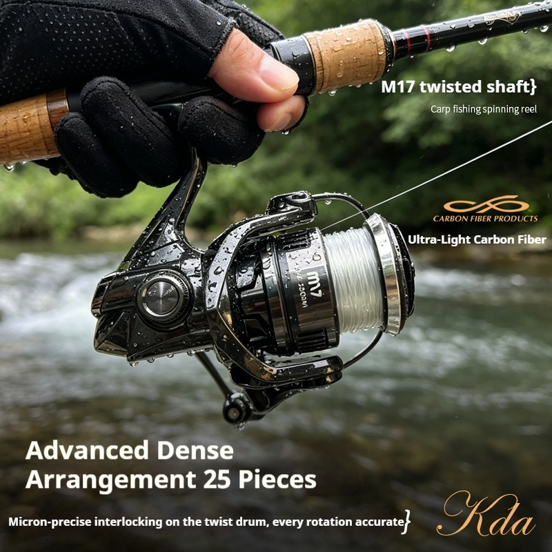 M17カーボンファイバースピニングフィッシングリール 25シ - Freshwater Line のレビューと価格