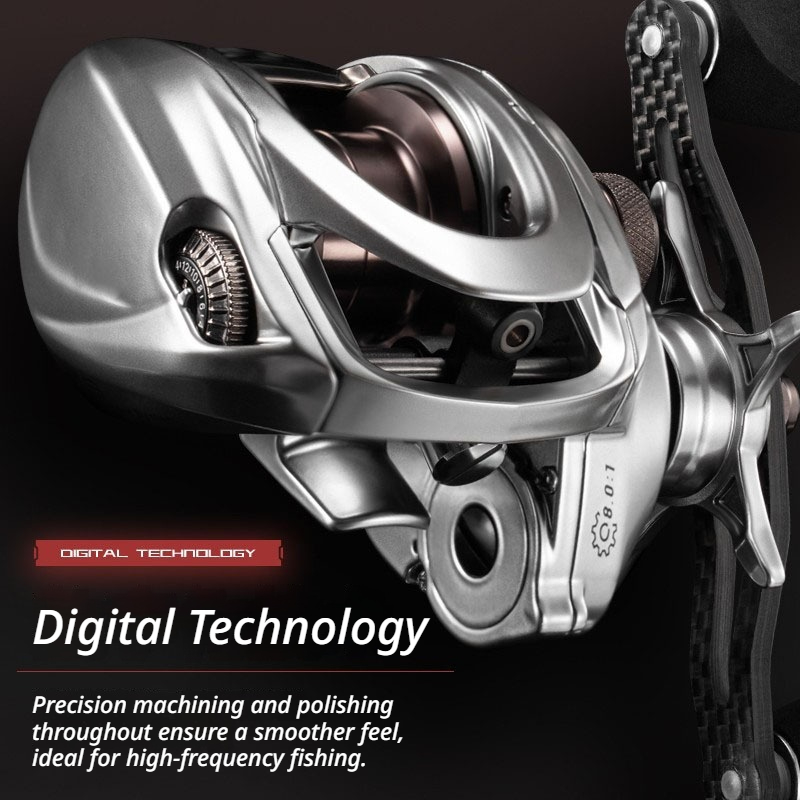 タクマ P8 ベイトキャストリール カーボンフレーム メタル - Ice Fishing Line のレビューと価格